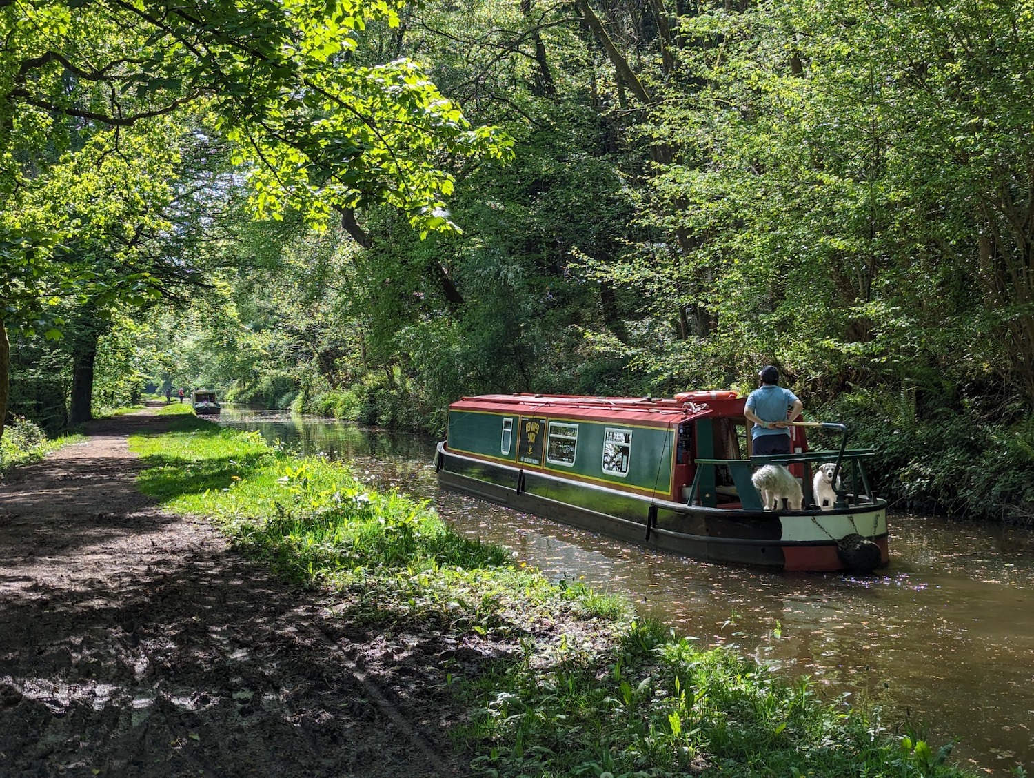 Wales canal boat