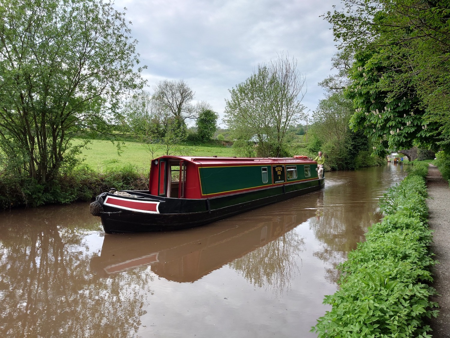 Canal boat wales